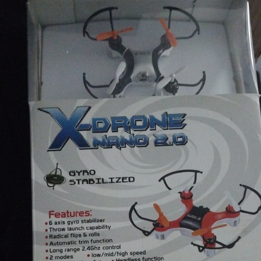 X-Drone Nano 2.0 | Holiday Gift | 6-Axis Gyro Radical Flips | New in Box Gift